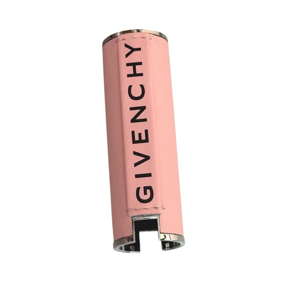 Givenchy Rouge Interdit Lipstick Case Holder Pink Leather Authentic EMPTY - Picture 1 of 7